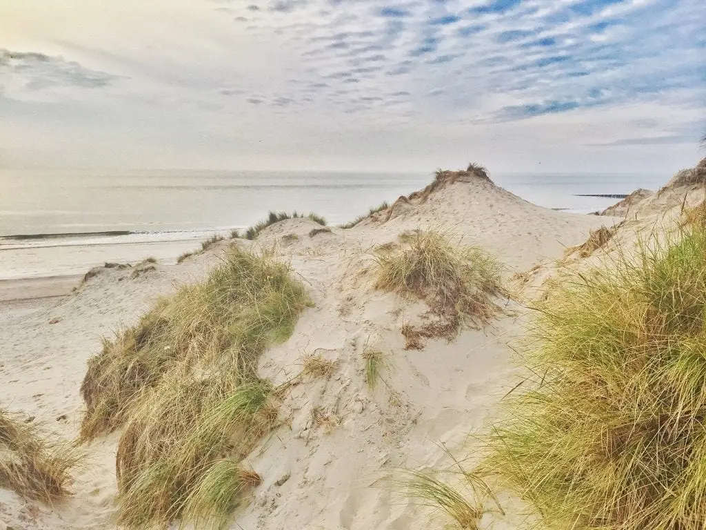 mooie strandwandeling hiken