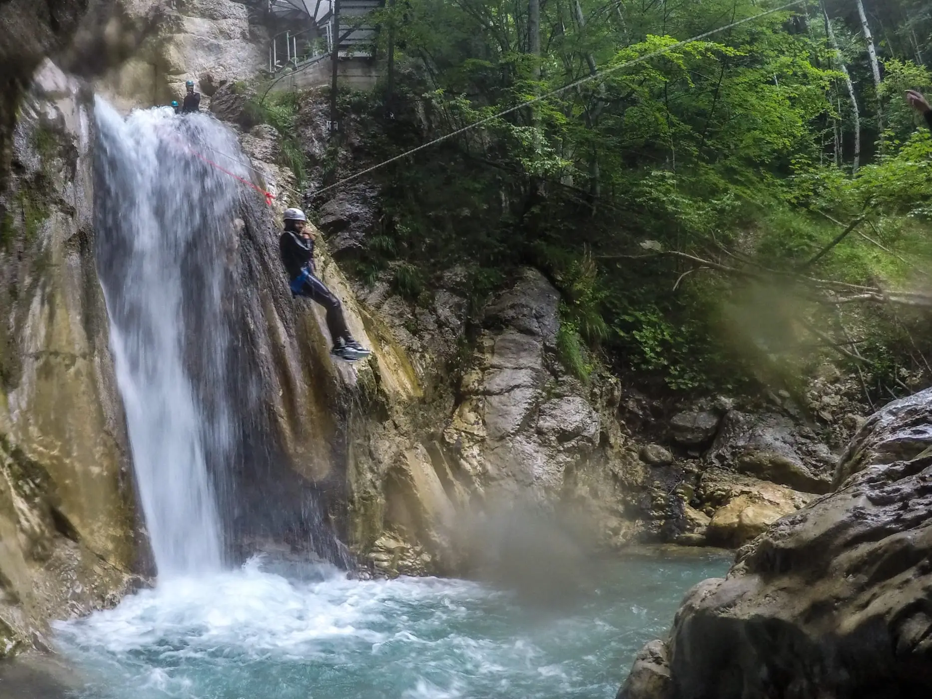 Canyoning in de Tscheppaschlucht