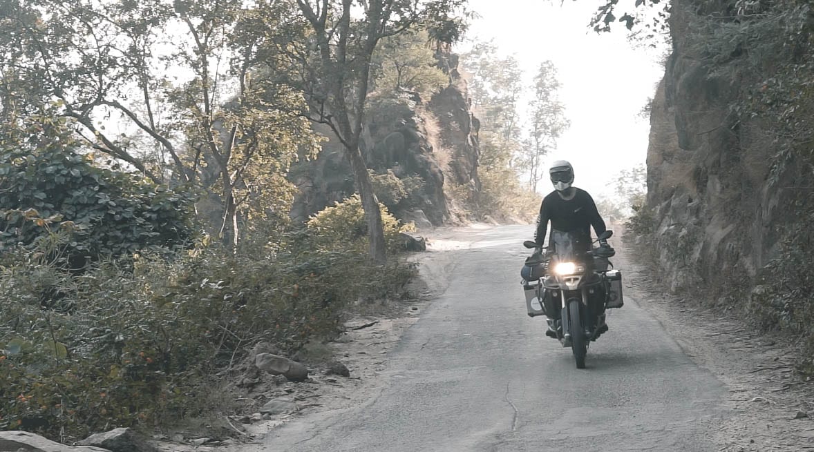 motorreis door Nepal