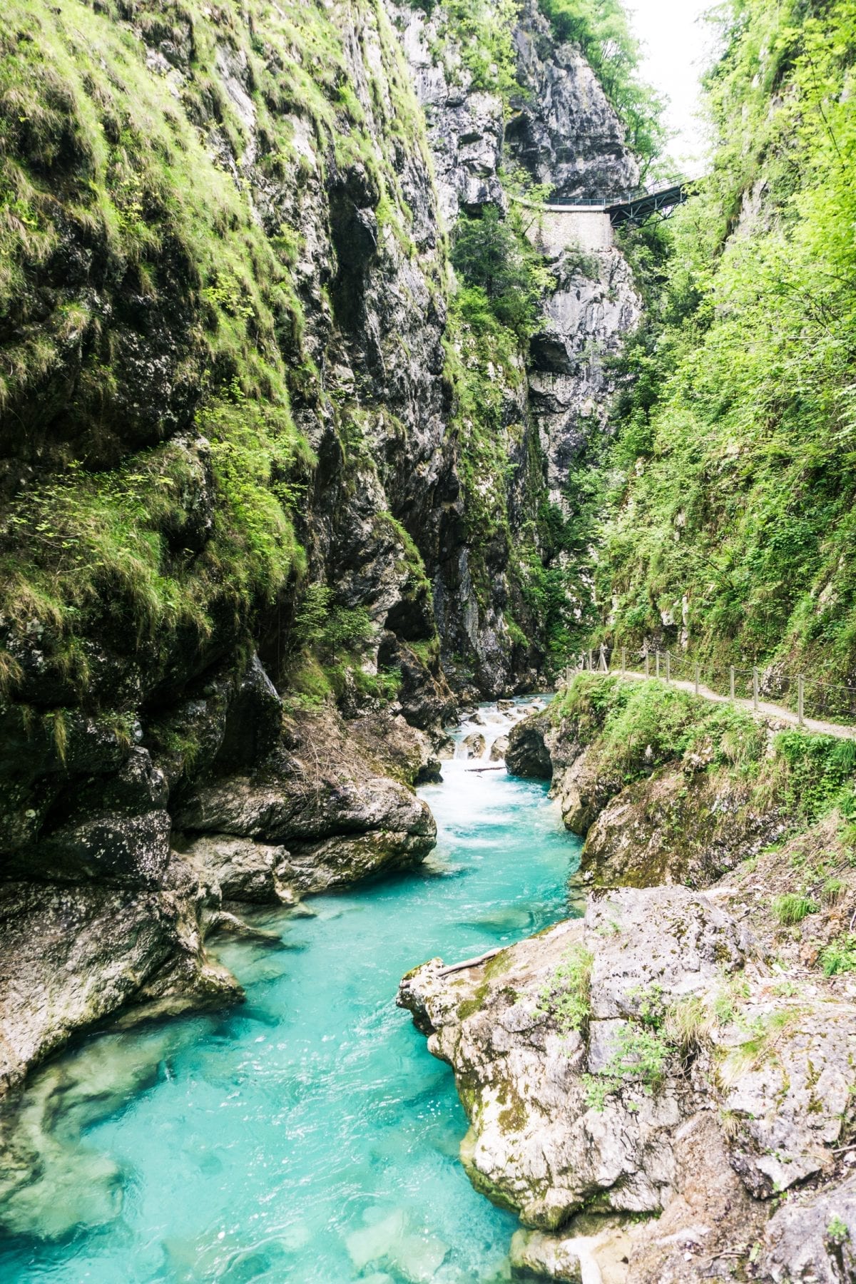 de mooiste gorges van Slovenië