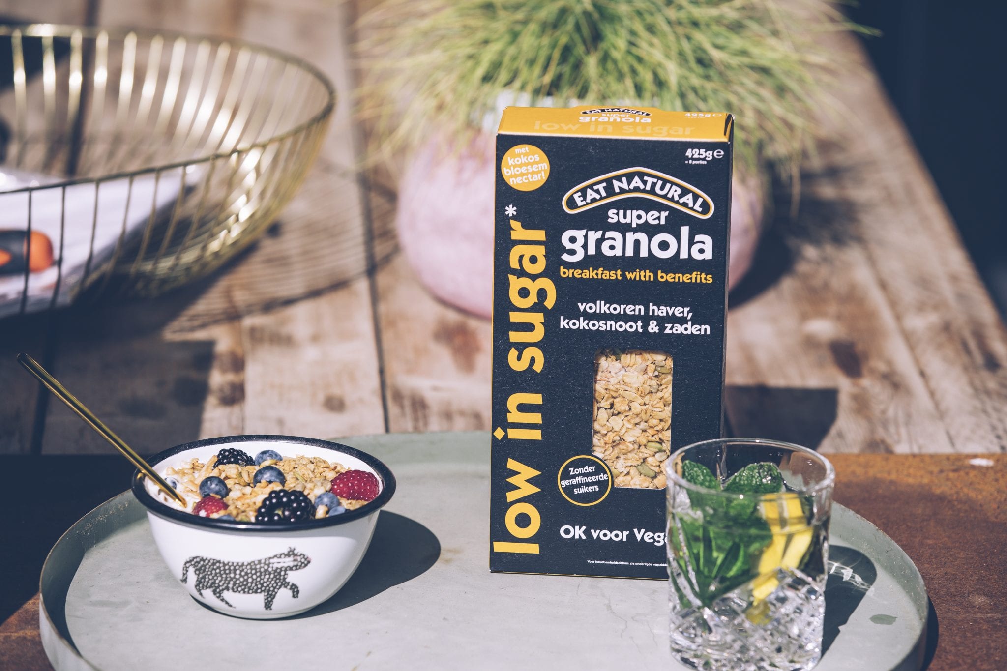 Eat Natural Low in Sugar Vegan Granola