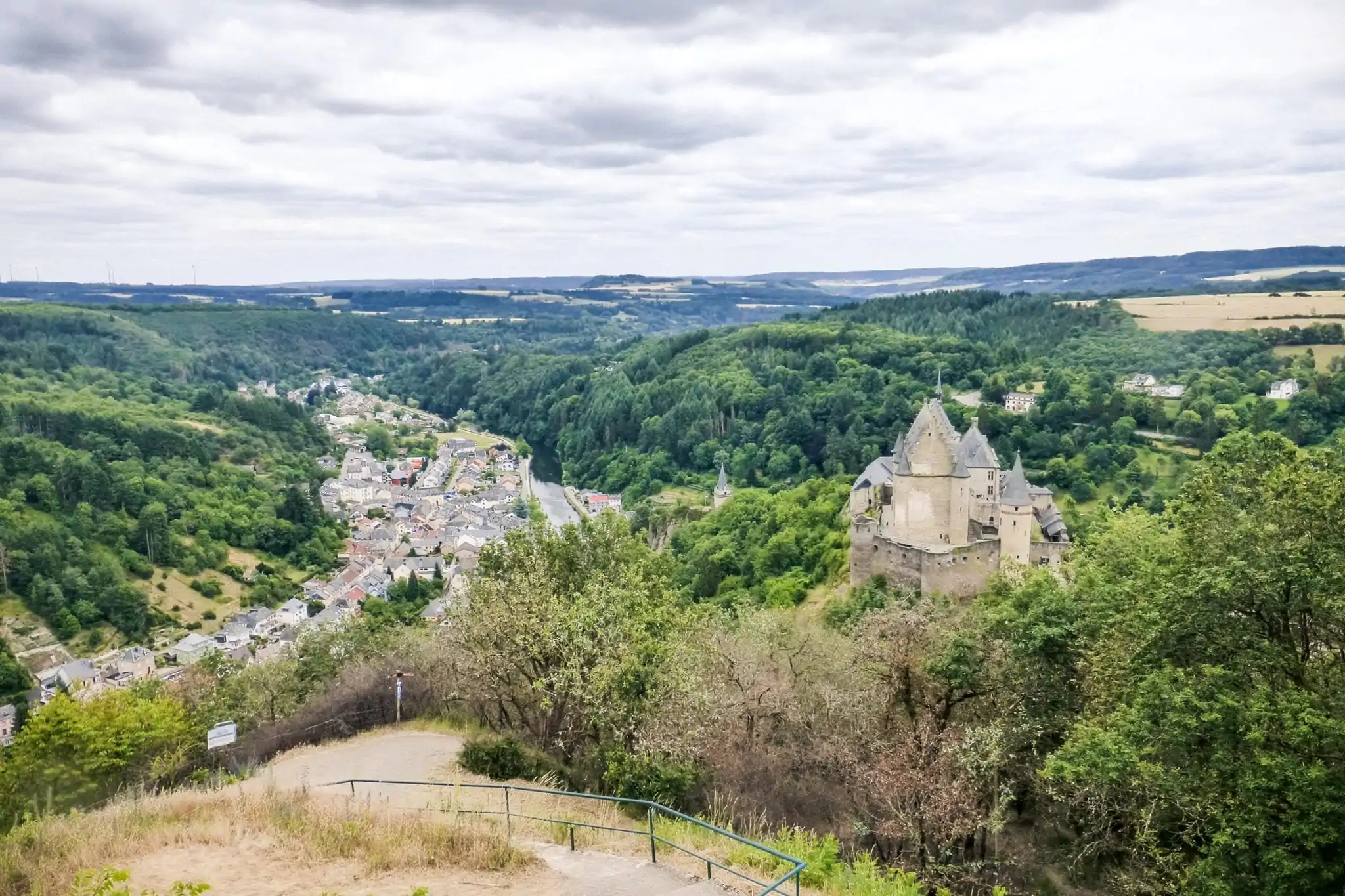 GR5-in-Luxemburg kasteel