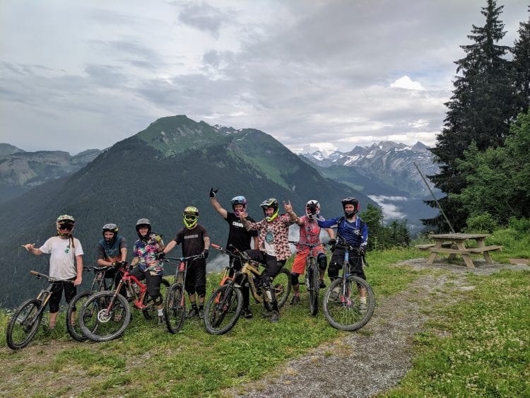 Downhilling Morzine