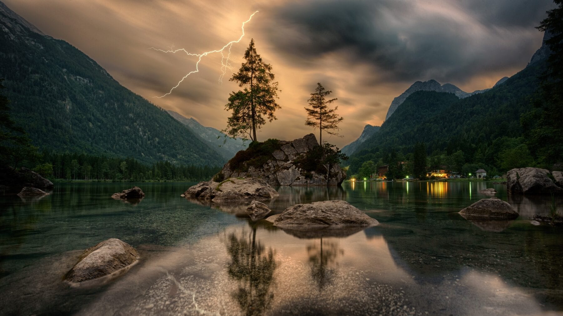 Onweer in de bergen