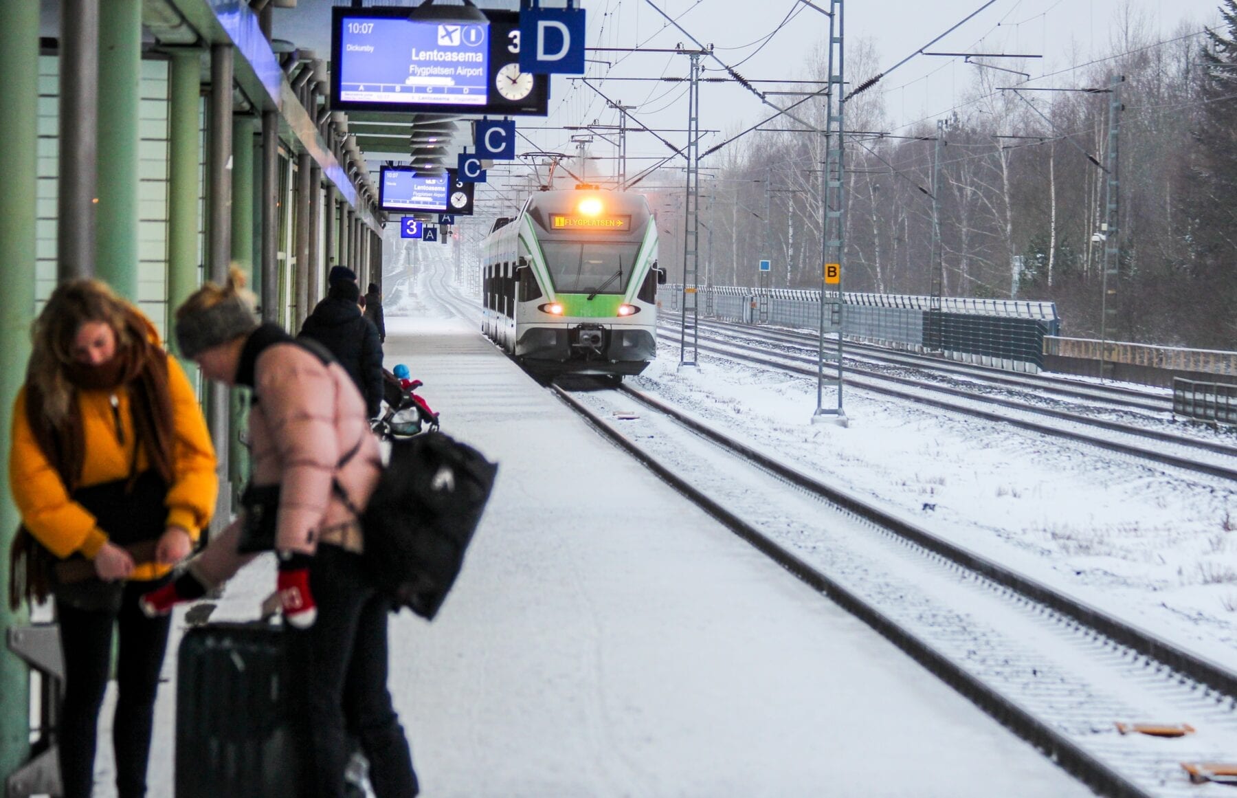 santa claus express finse trein