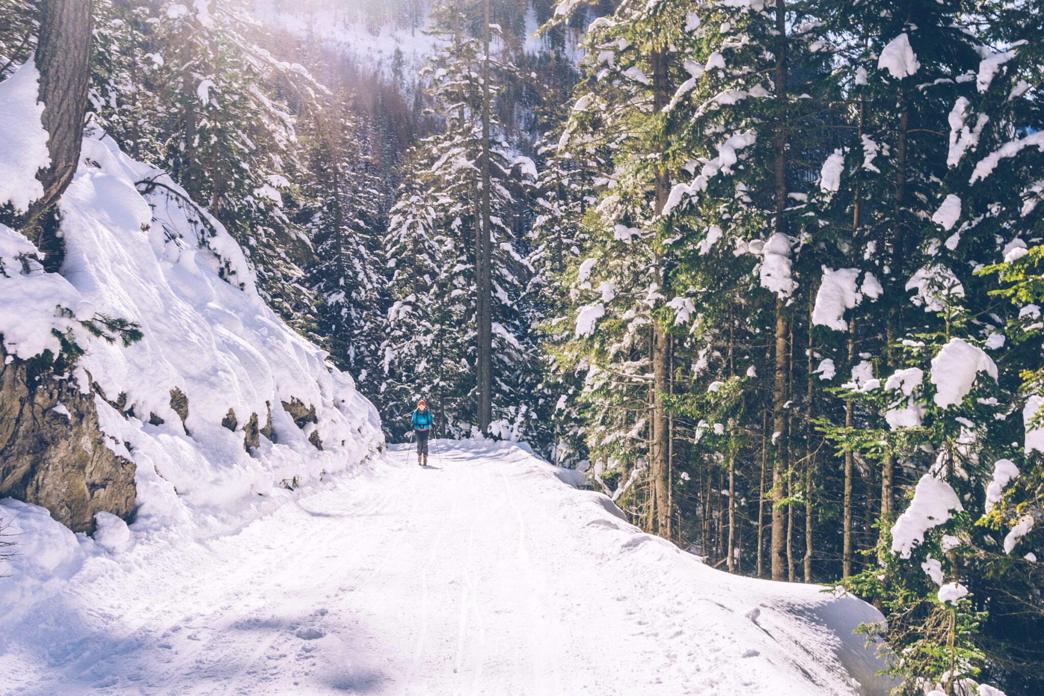 winterwandelen in oostenrijk