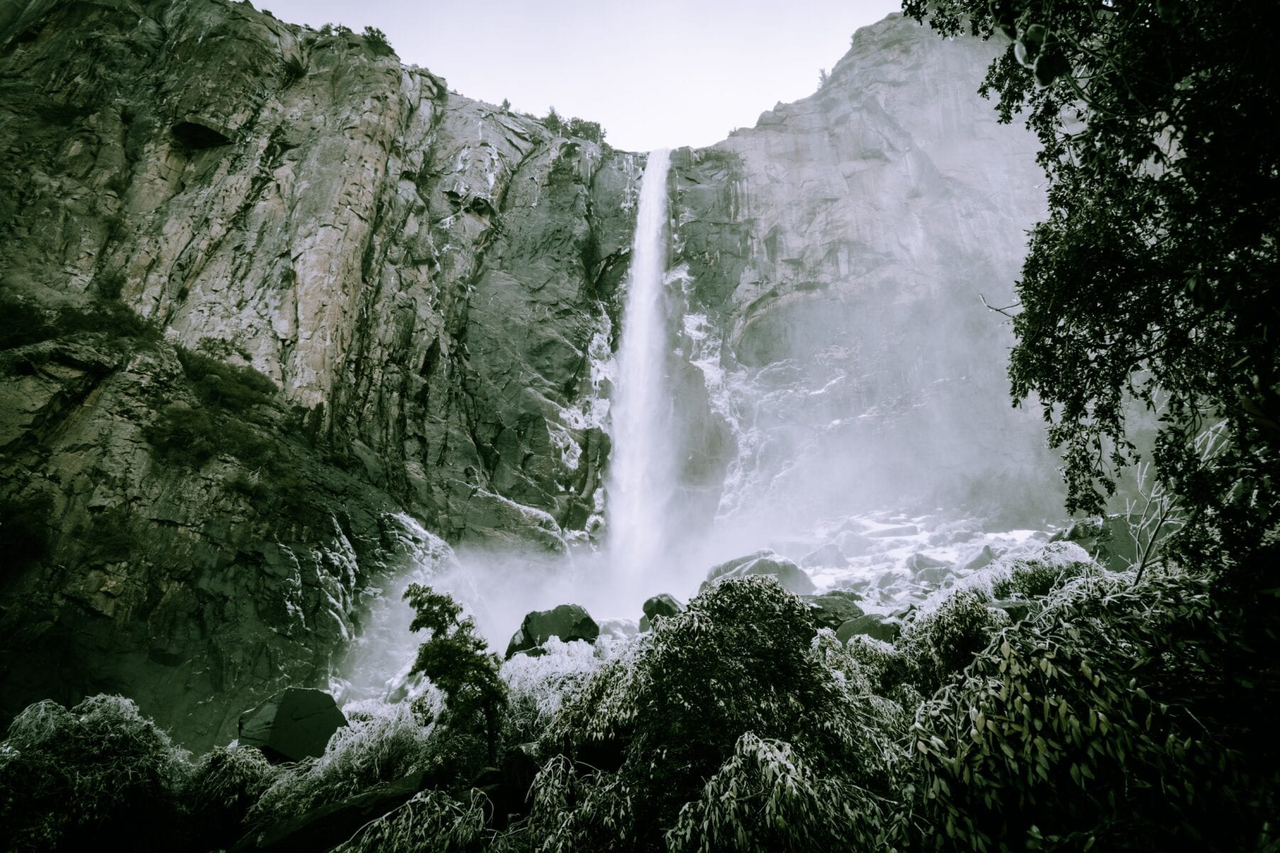 Upper Yosemite Fall camping