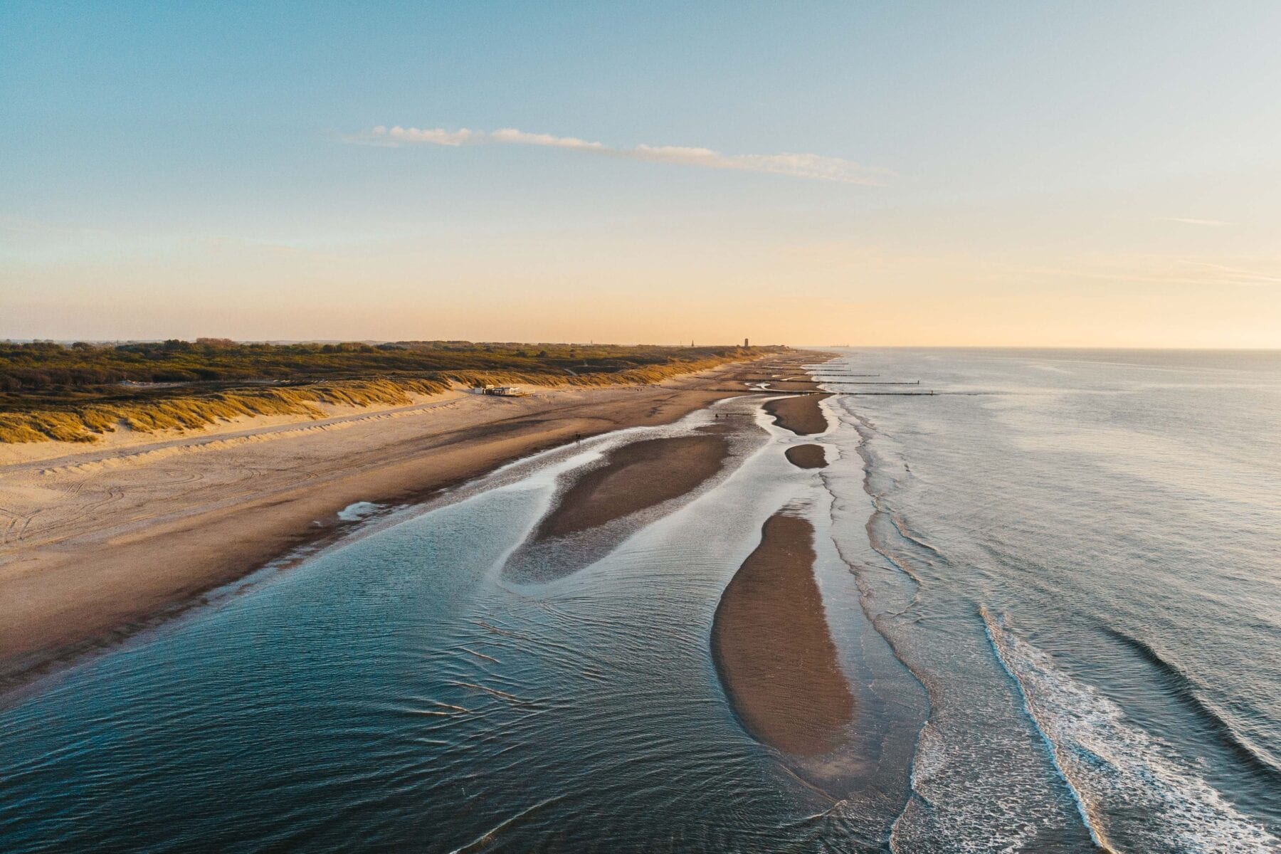 De Zeeuwse kust drone