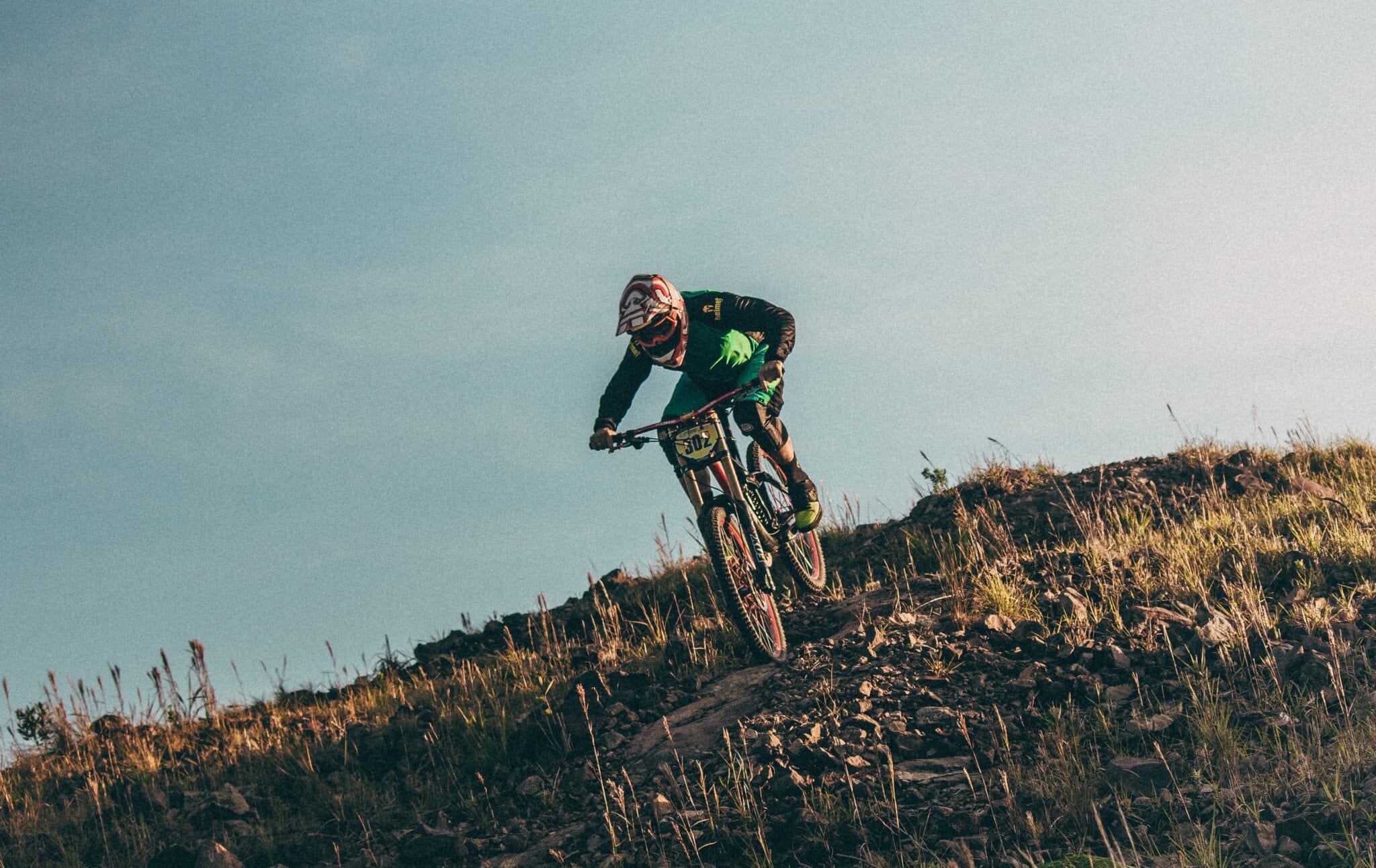 extreme downhill mountain bike