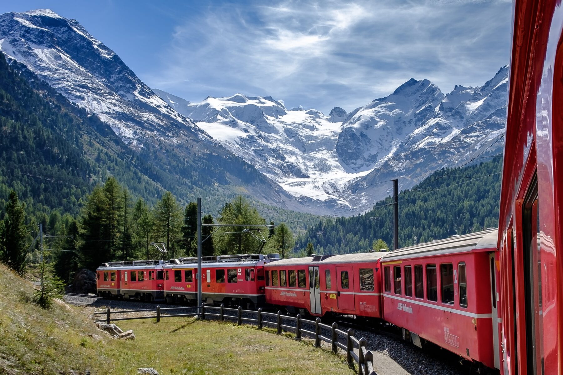 Mooiste treinreizen Europa Glacier Express