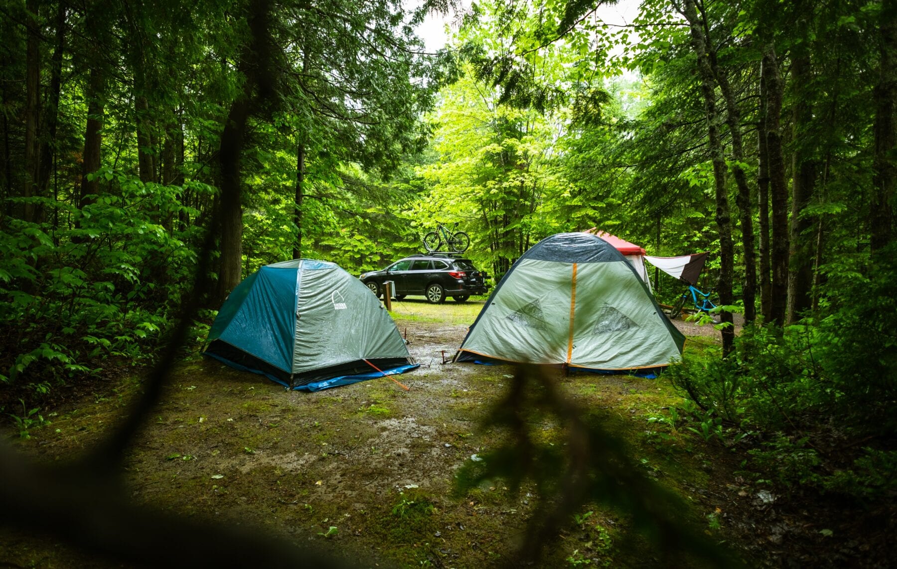 tent onderhouden en schoonmaken regen