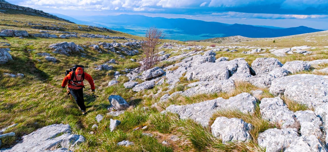 Kroatië bergtoppen hiken