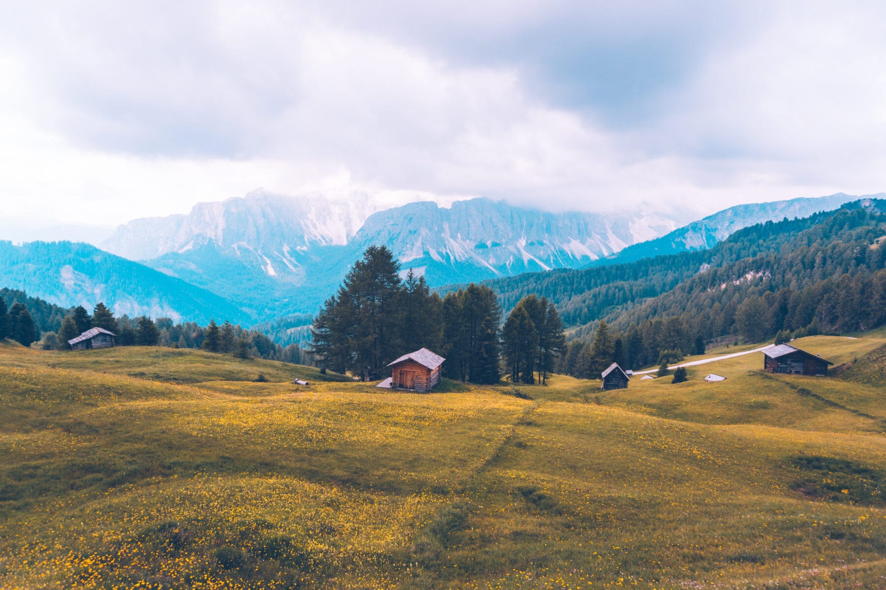 Puez-Geisler Naturpark in Zuid-Tirol