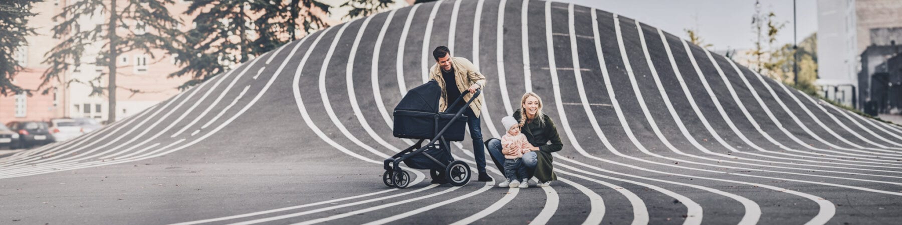 Thule Sleek kinderwagen familie