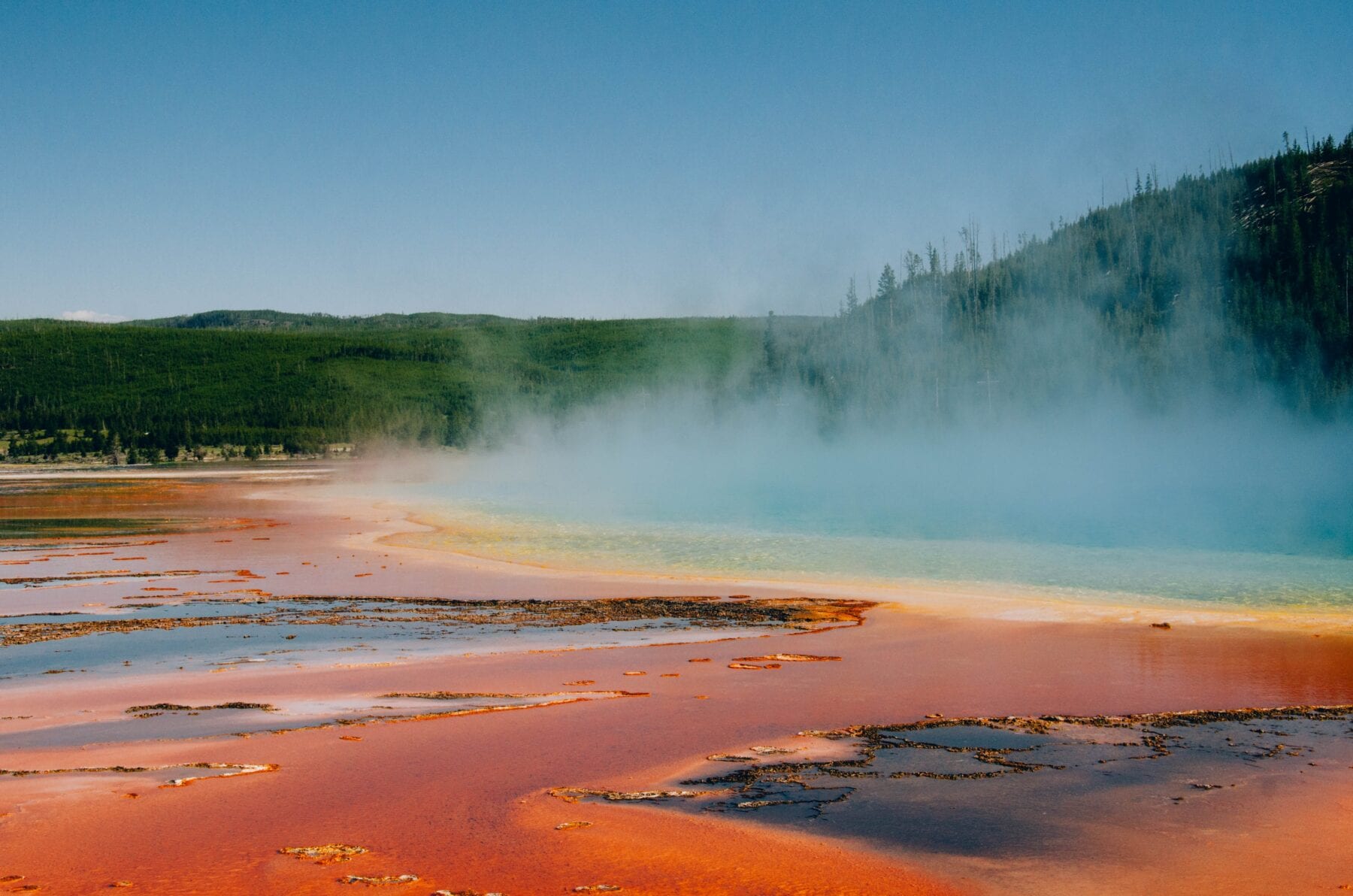 Nationale parken van Amerika Yellowstone