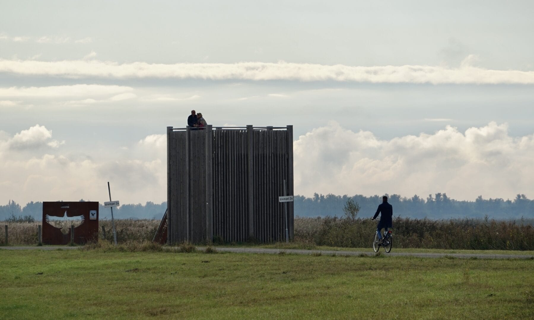 Fietsen Nationaal Park Lauwersmeer en uitkijktoren 