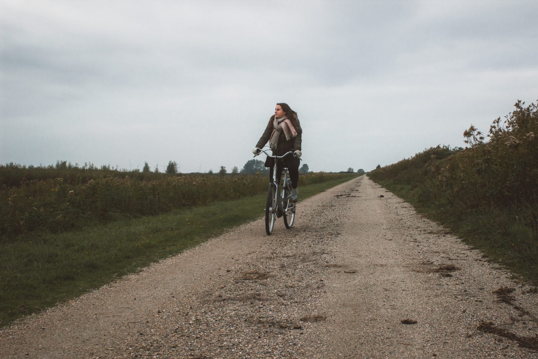 Tiengemeten fietsend