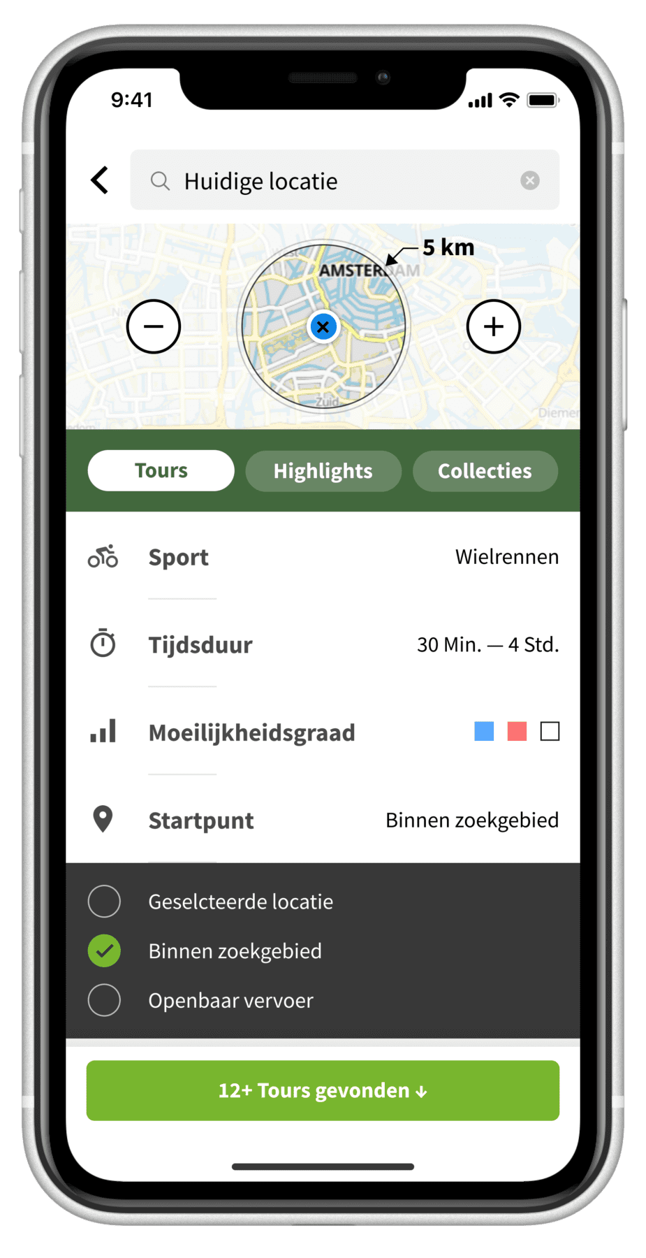 Komoot app