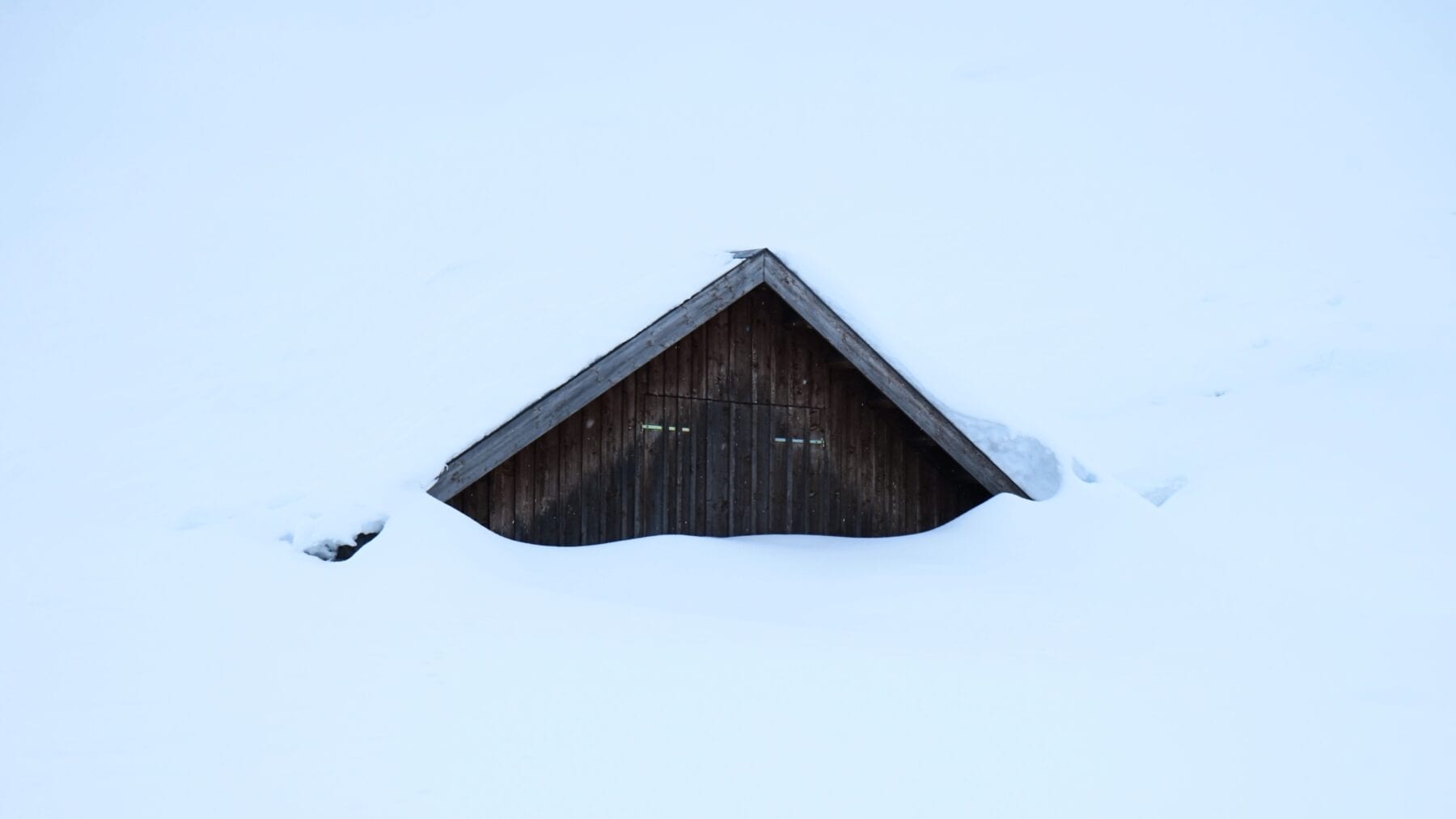 huttentocht hutten in de winter