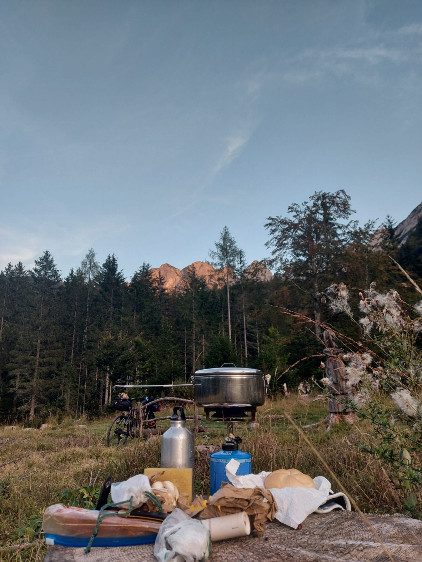 Bikepacking eten en drinken