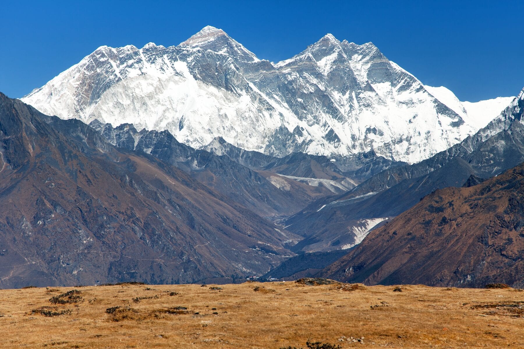 Mount Everest, Nuptse en Lhotse