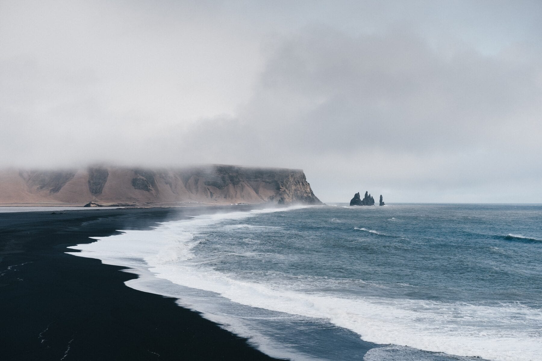 IJsland landshap oceaan