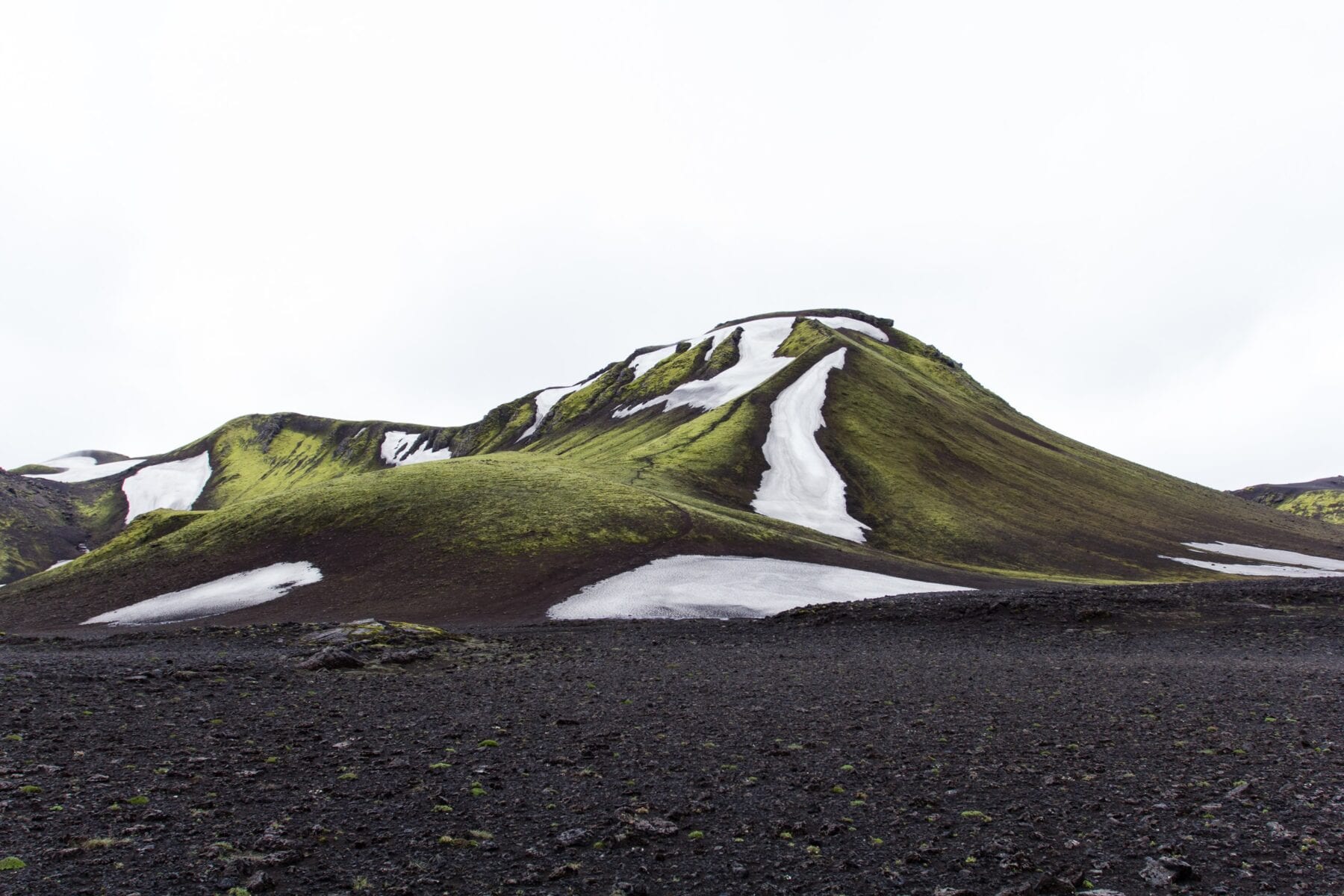 IJsland landshap berg