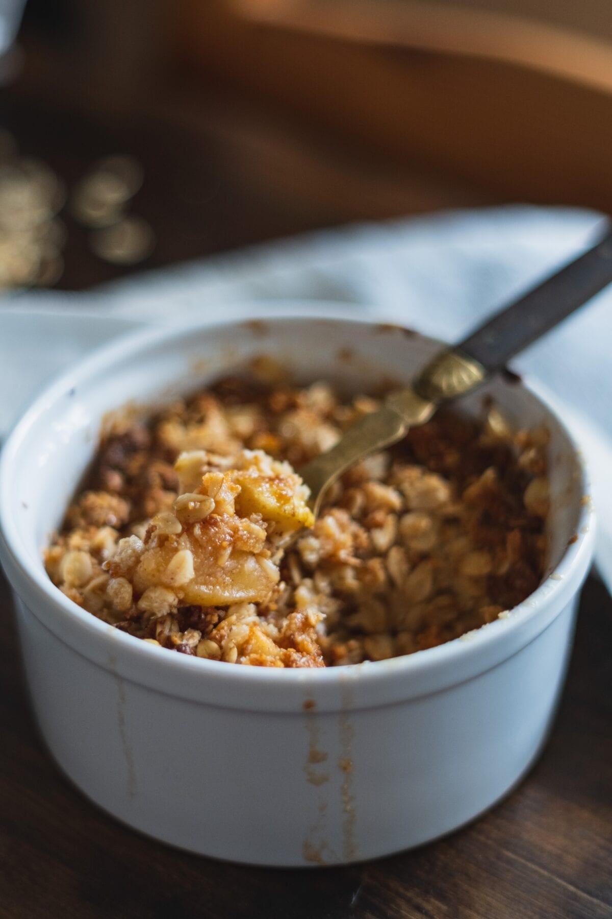 Dutch Oven recepten apple crumble