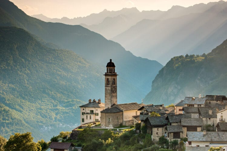 Graubünden Zwitserland Soglio