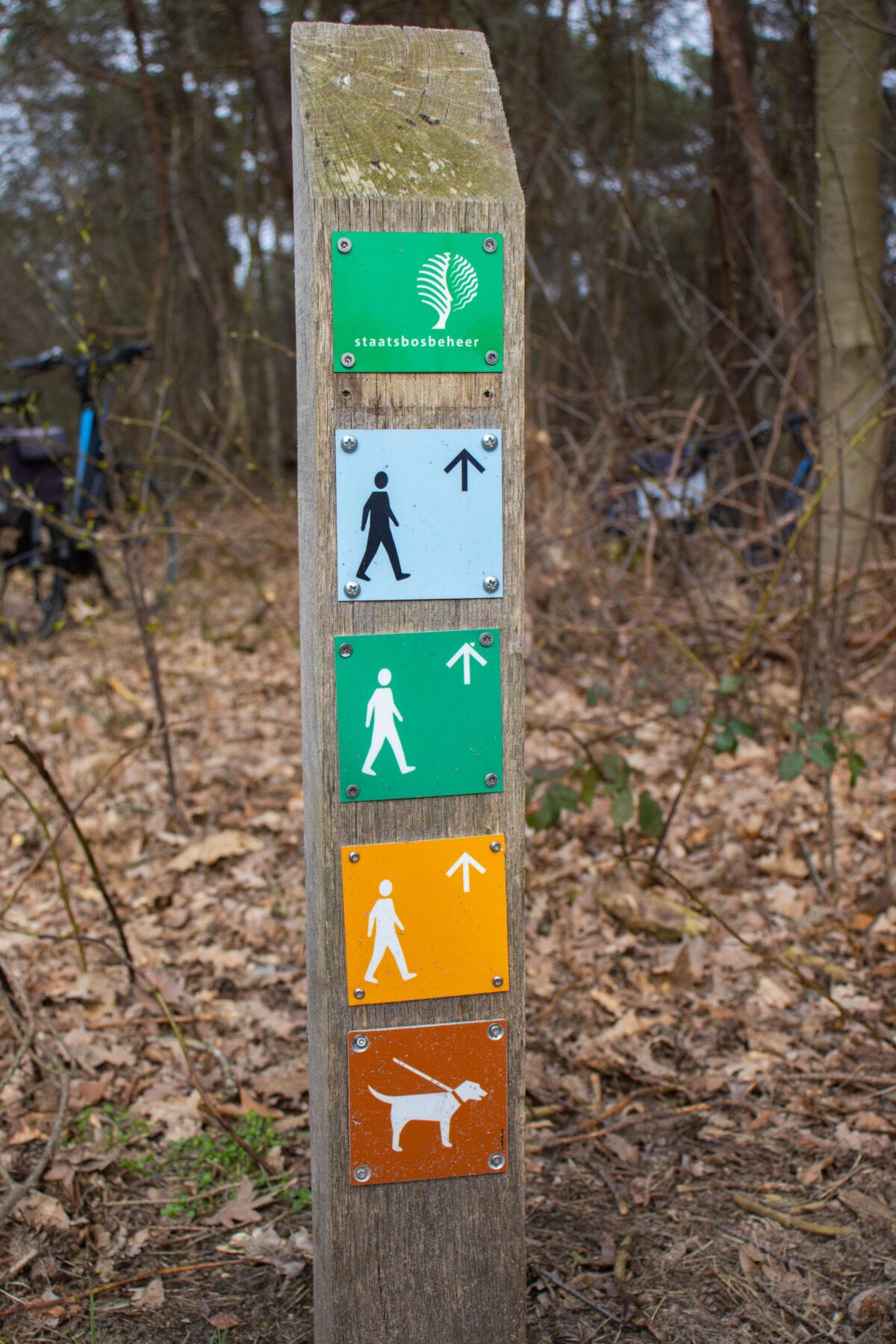 Vresselse Hut wandelmarkeringen