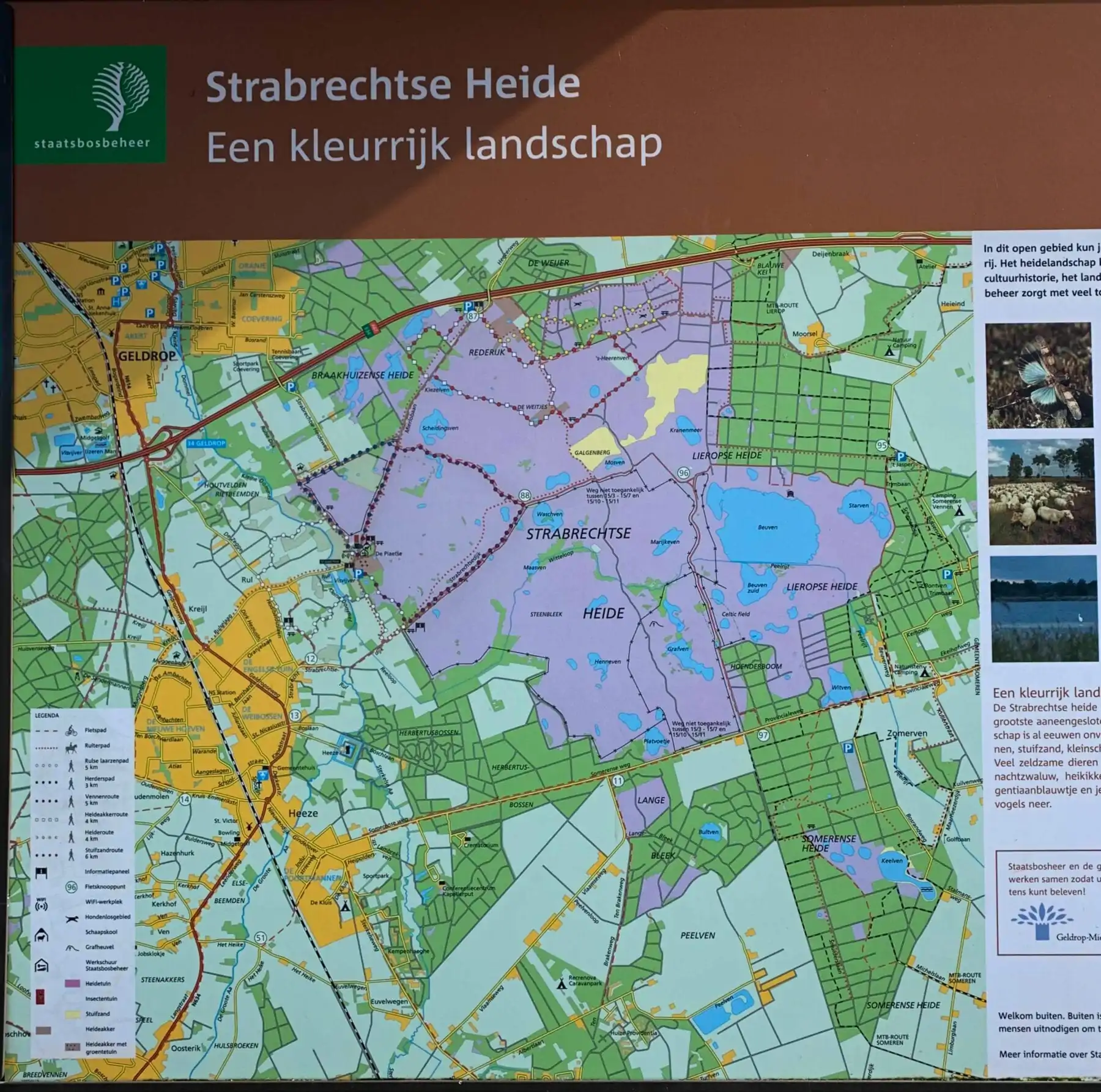 de Strabrechtse Heide Wandelroutes