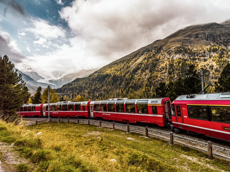 Zwitserland Rhätische Bahn