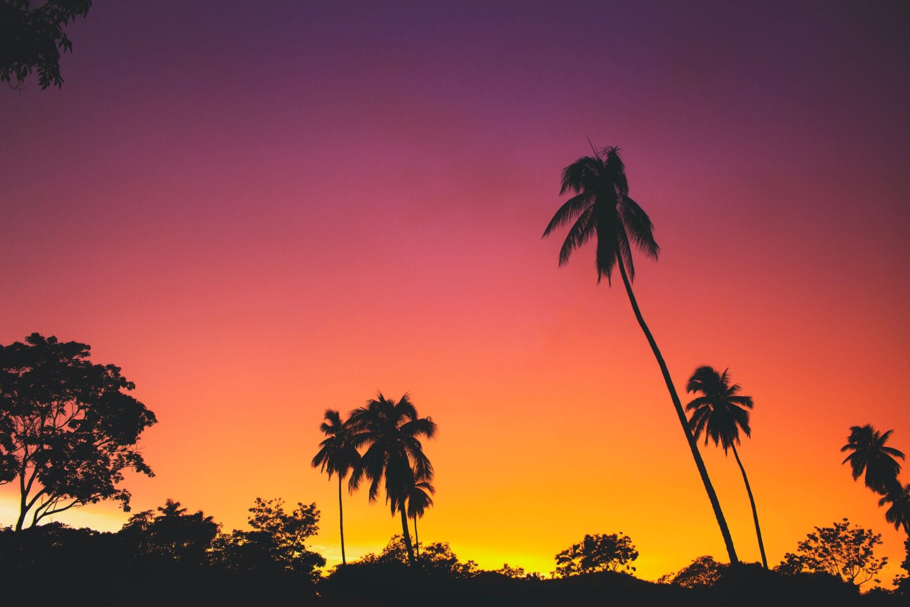 Mooie zonsondergang in Mexico