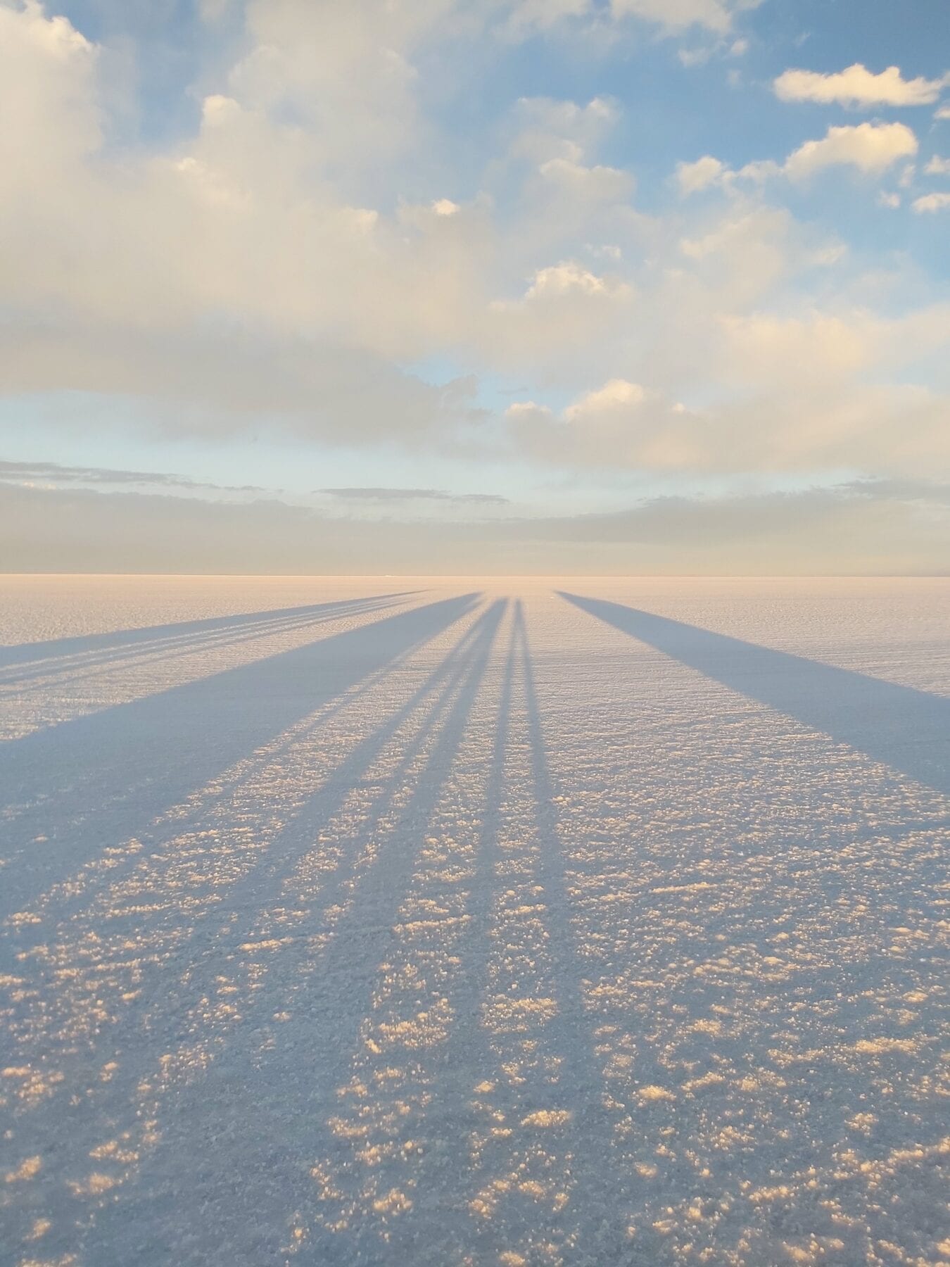 Zonsondergang zoutvlakte Bolivia