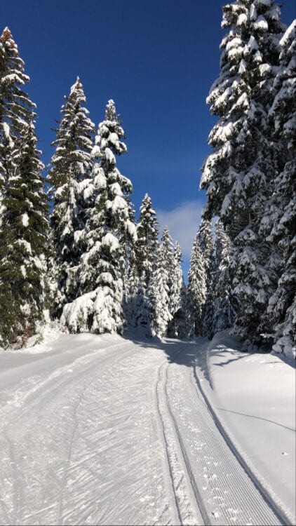 Langlaufen loipes in de Jura