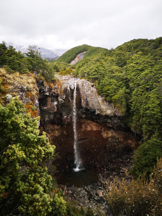 Mount Ruapehu waterval