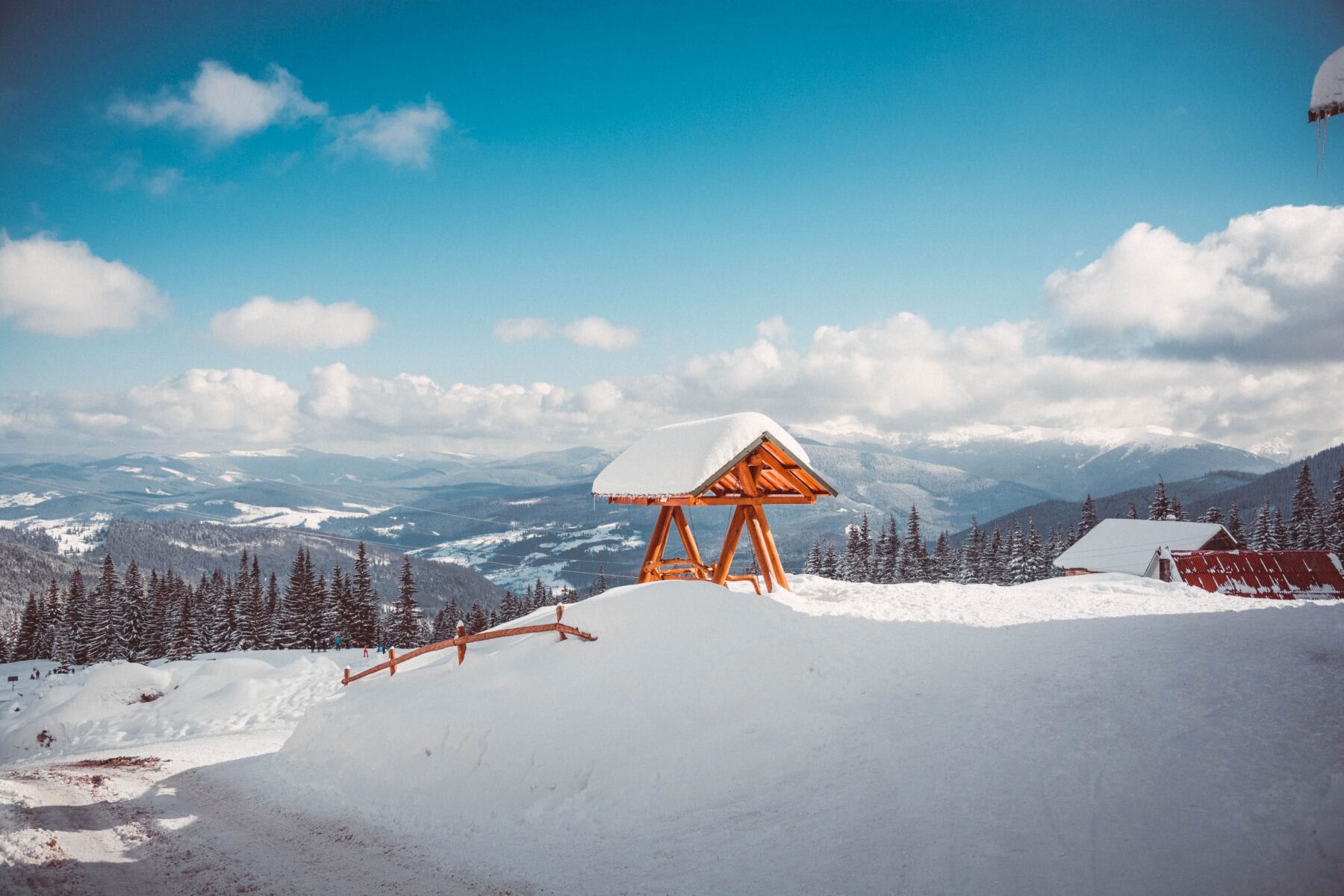 Winter uitzicht Oekraïne