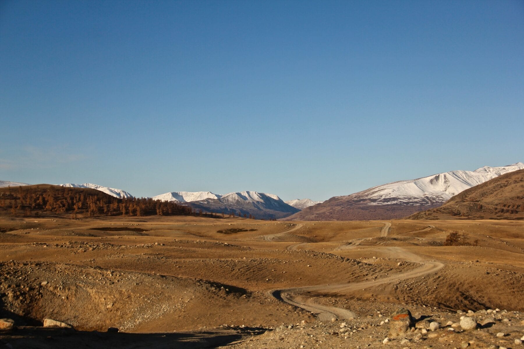 Berglandschap in Mongolië