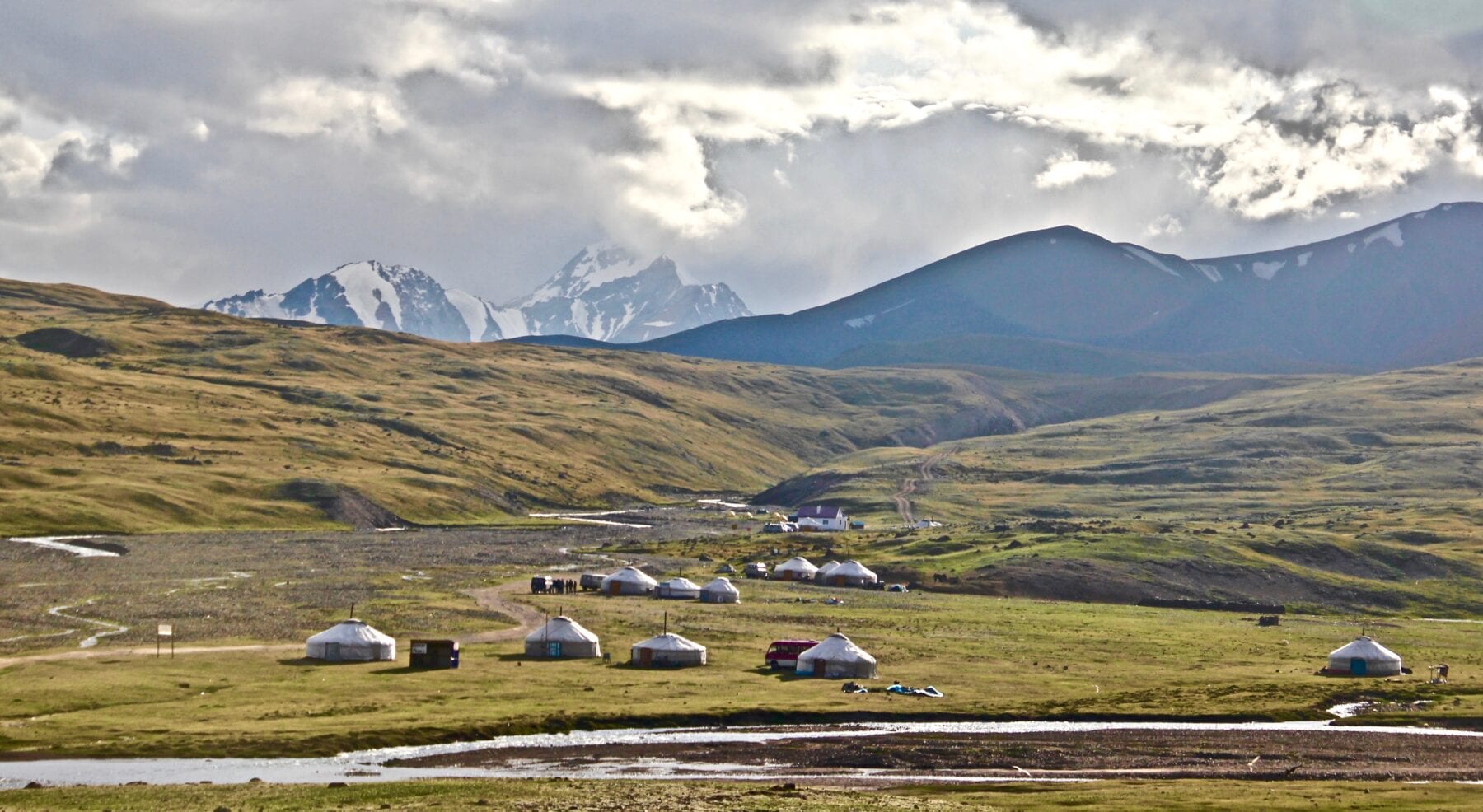 Berglandschap in Mongolië