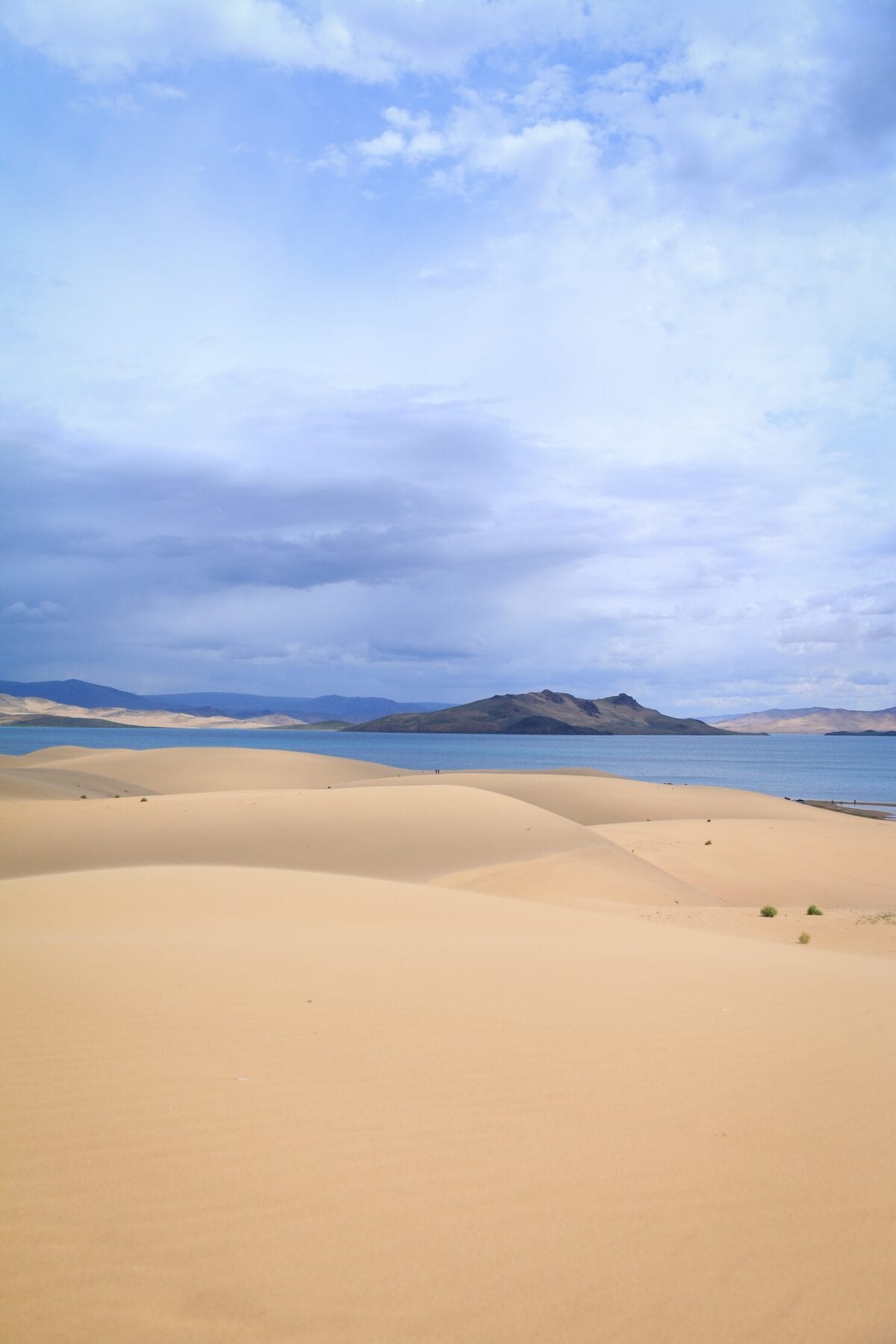 Woestijnlandschap in Mongolië