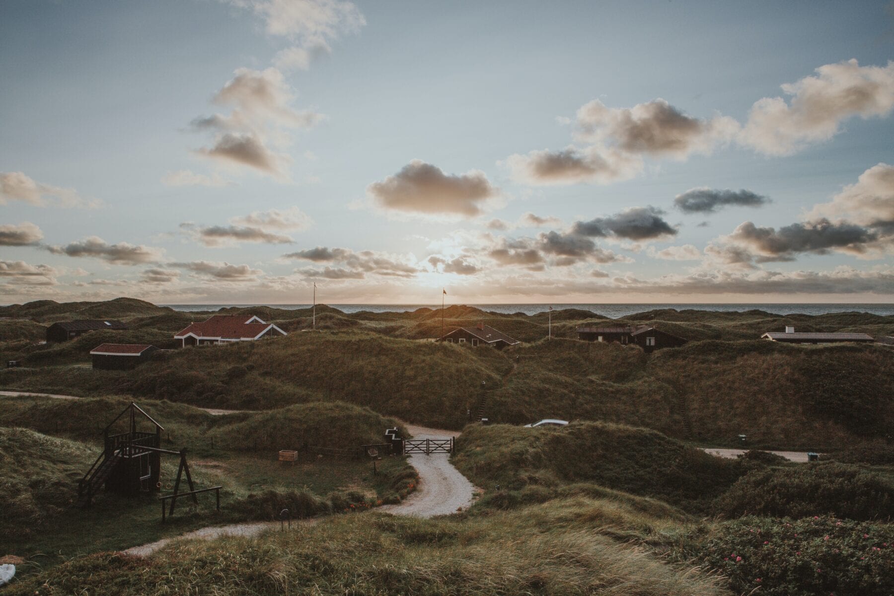 Heuvelachtig landschap Denemarken