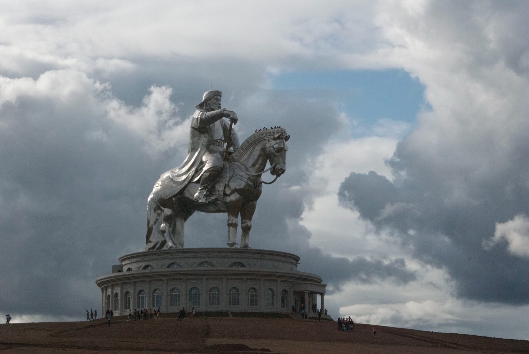 Standbeeld in Mongolië