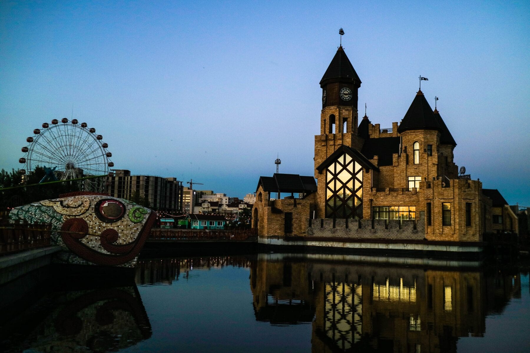 Mooie kerk in de hoofdstad van Mongolië