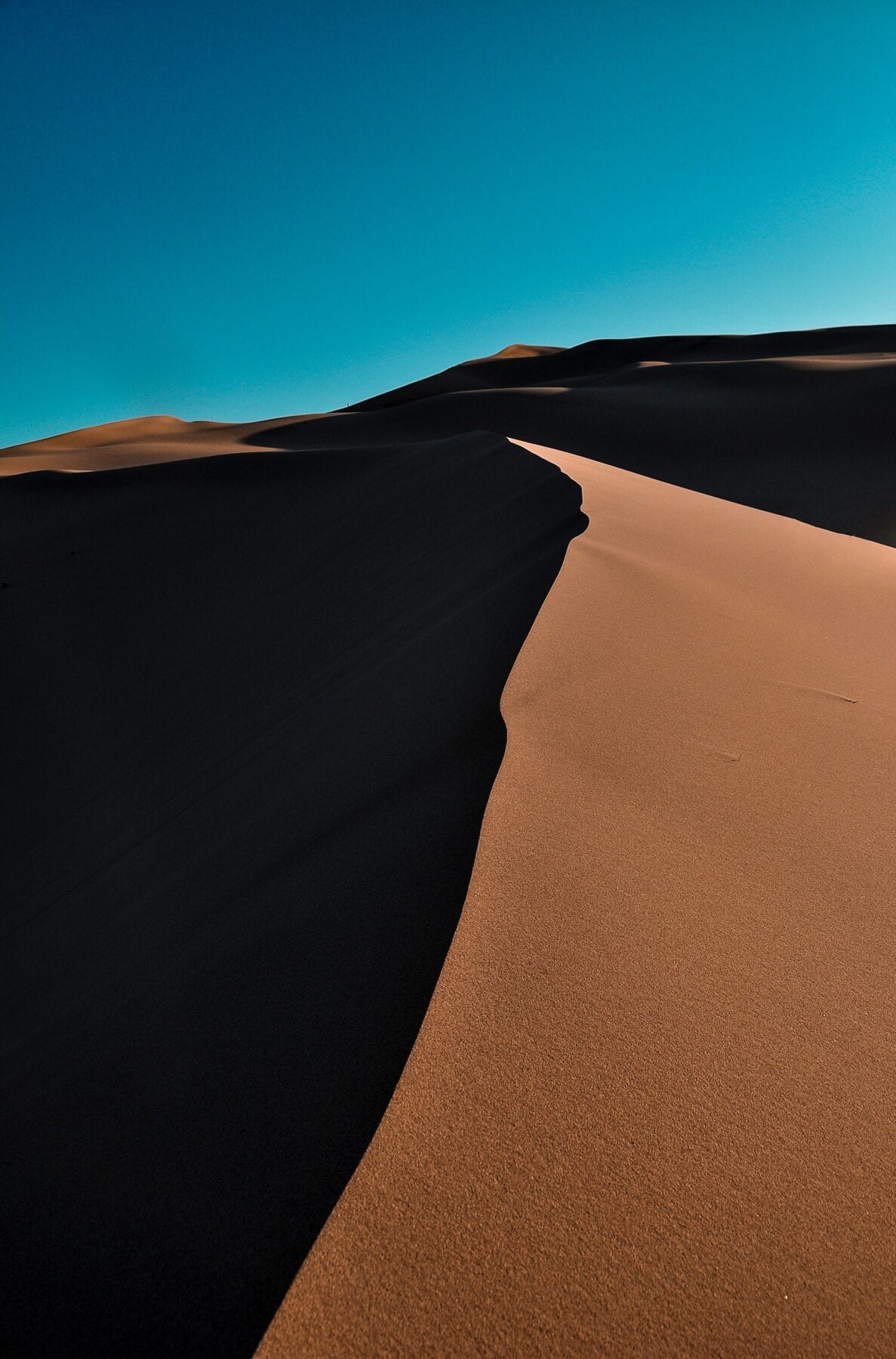 Woestijnlandschap in Mongolië