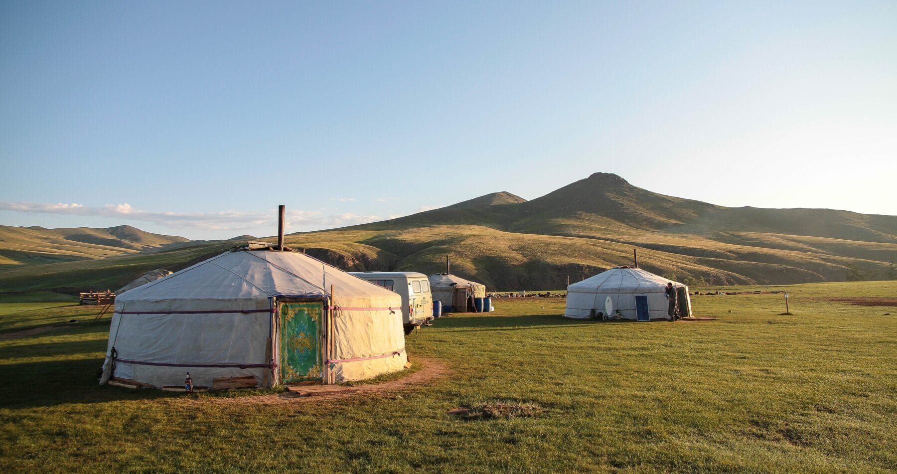 Huizen in Mongolië