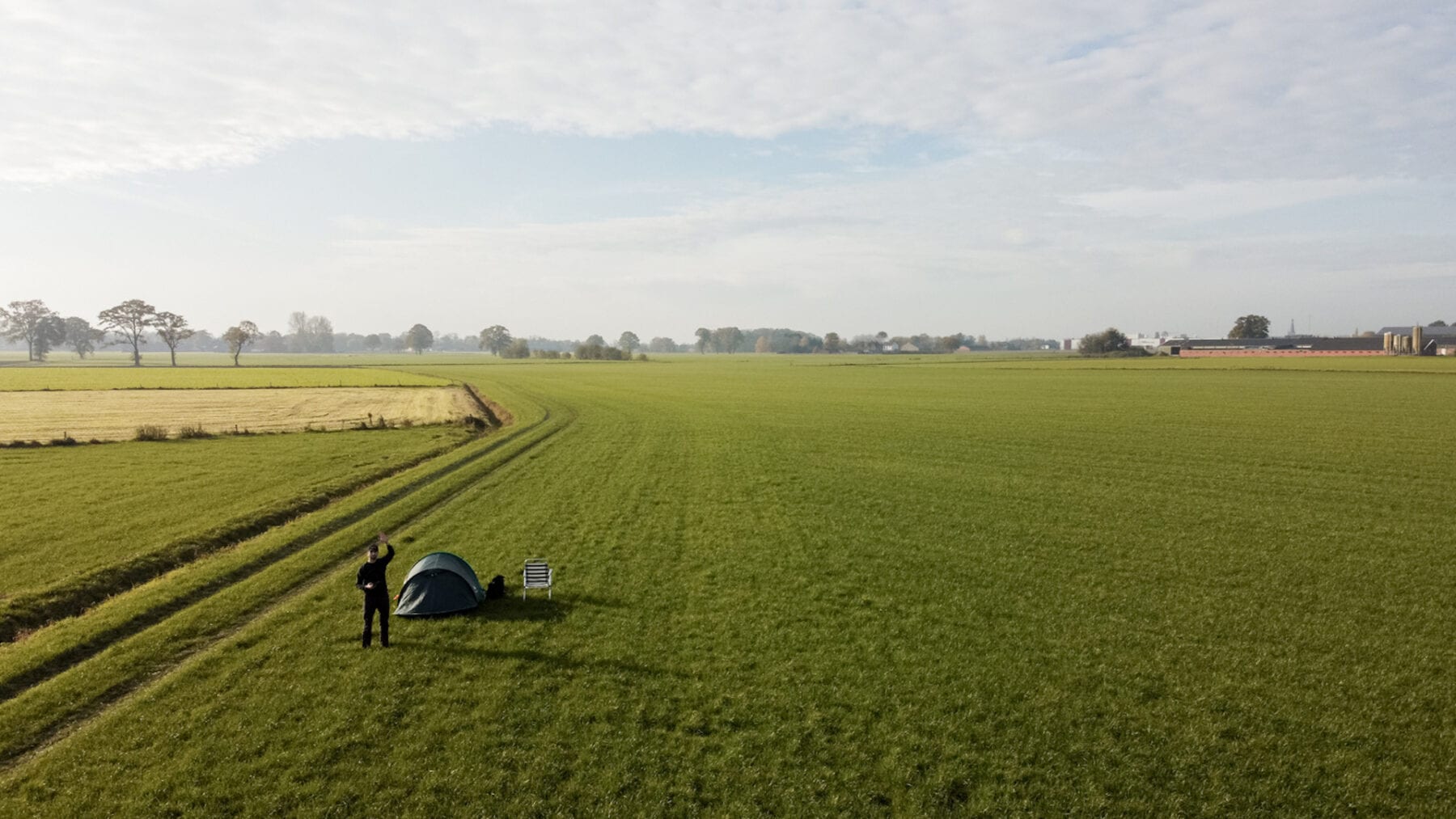 Campspace bij de boer