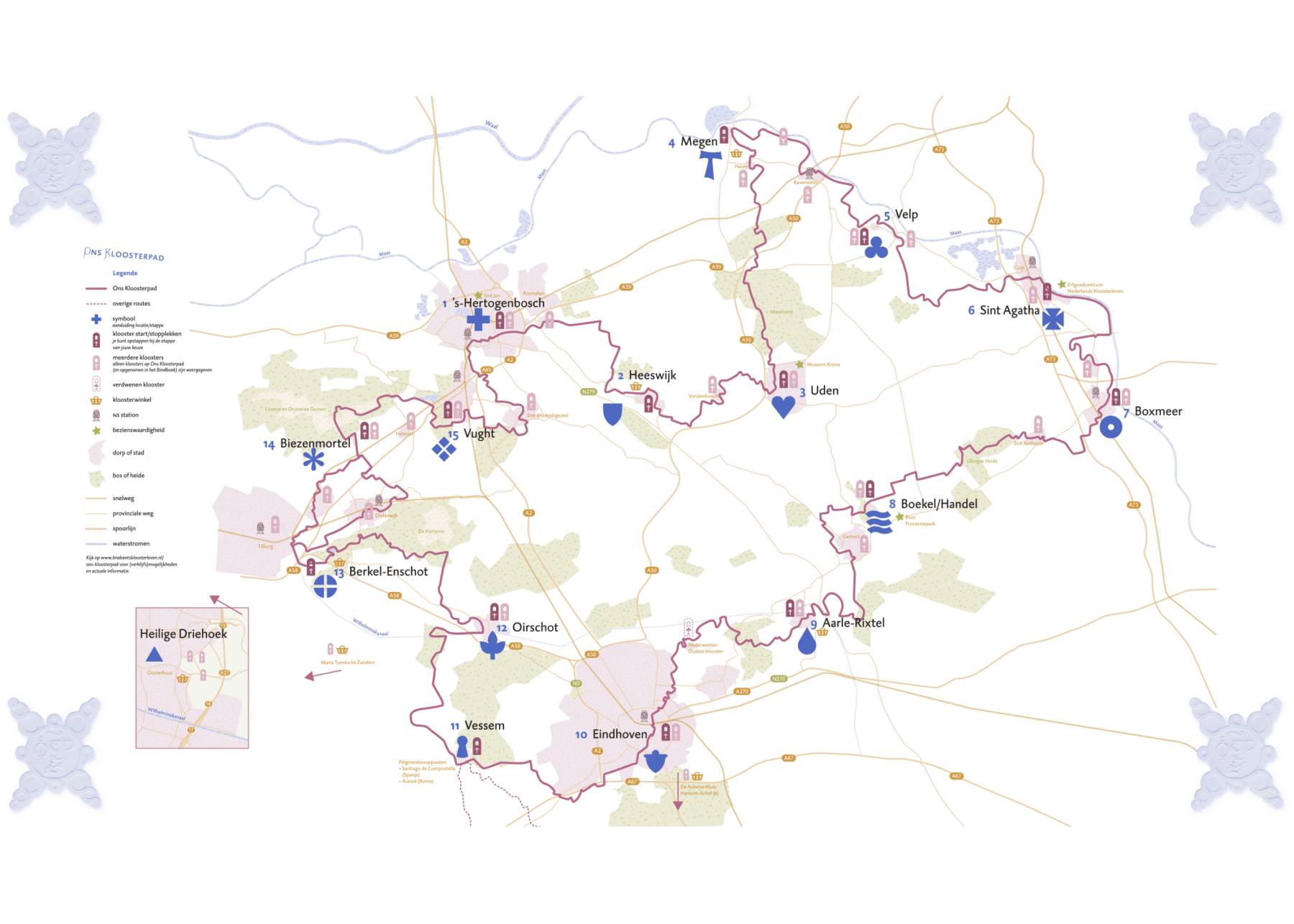 Pelgrimstocht Ons Kloosterpad