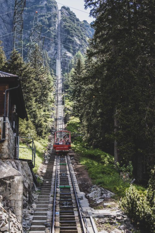 Gelmerbahn Gelmersee