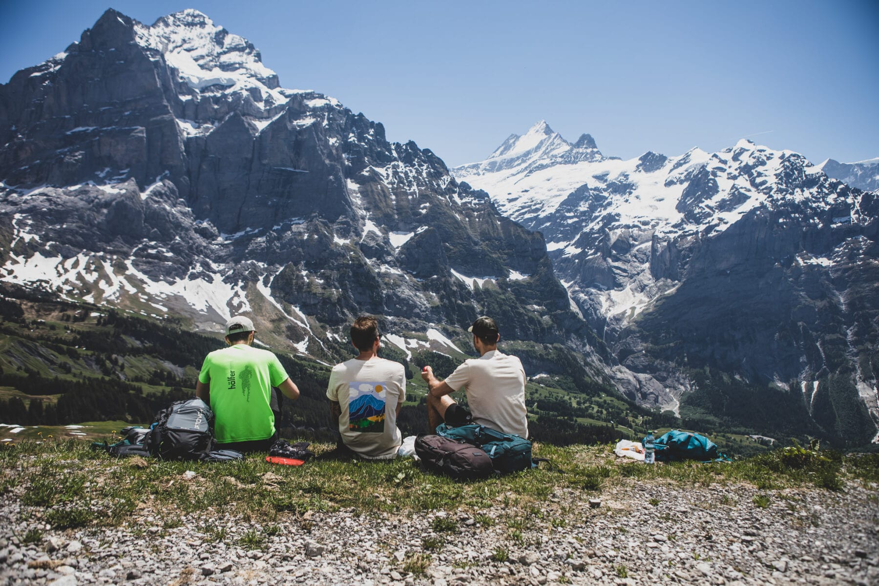 Jungfrau Grindelwald First lunch uitzicht