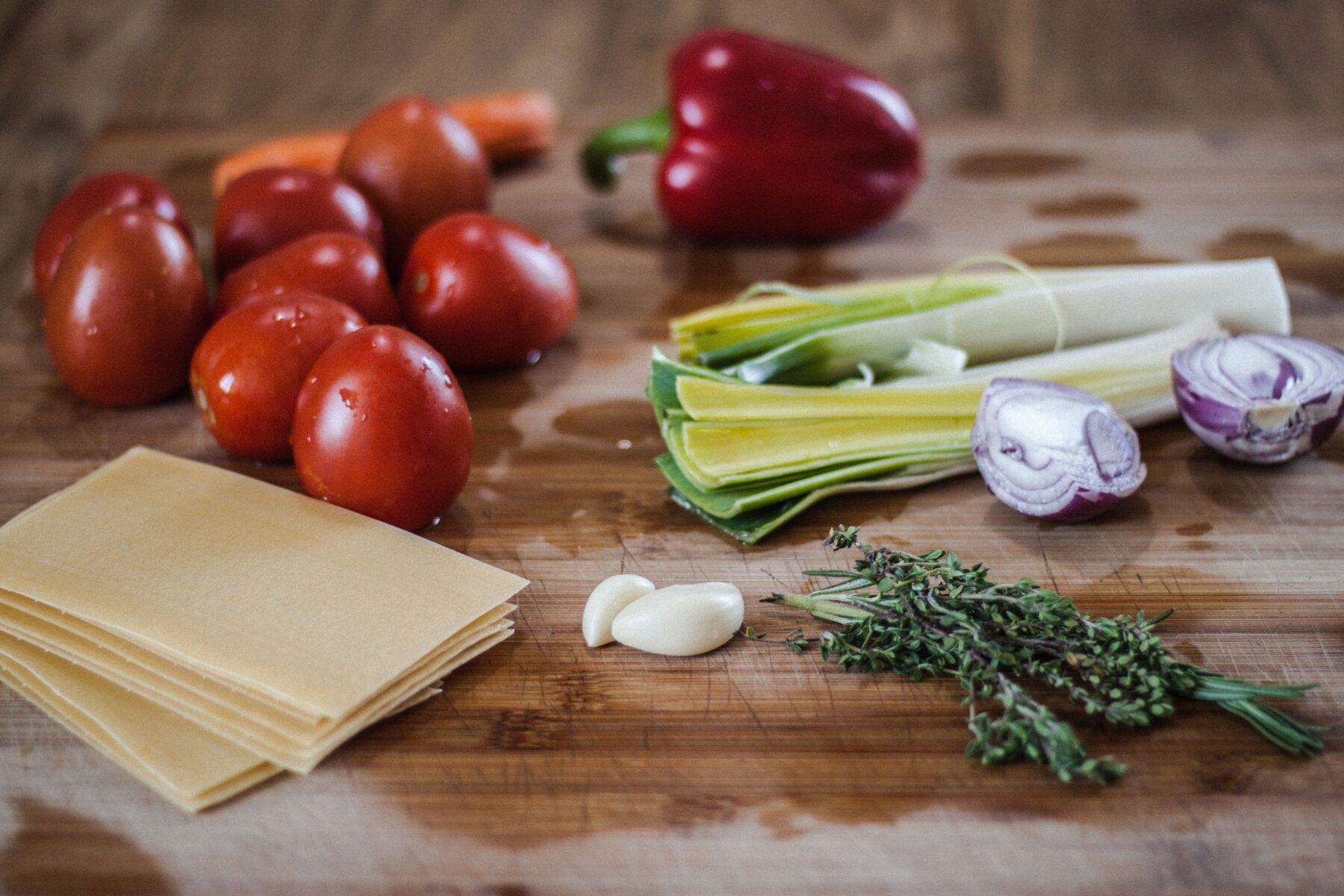 ingrediënten vegan lasagne